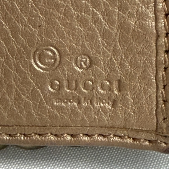 Gucci Wallet vintage taupe some ware - Picture 7 of 10
